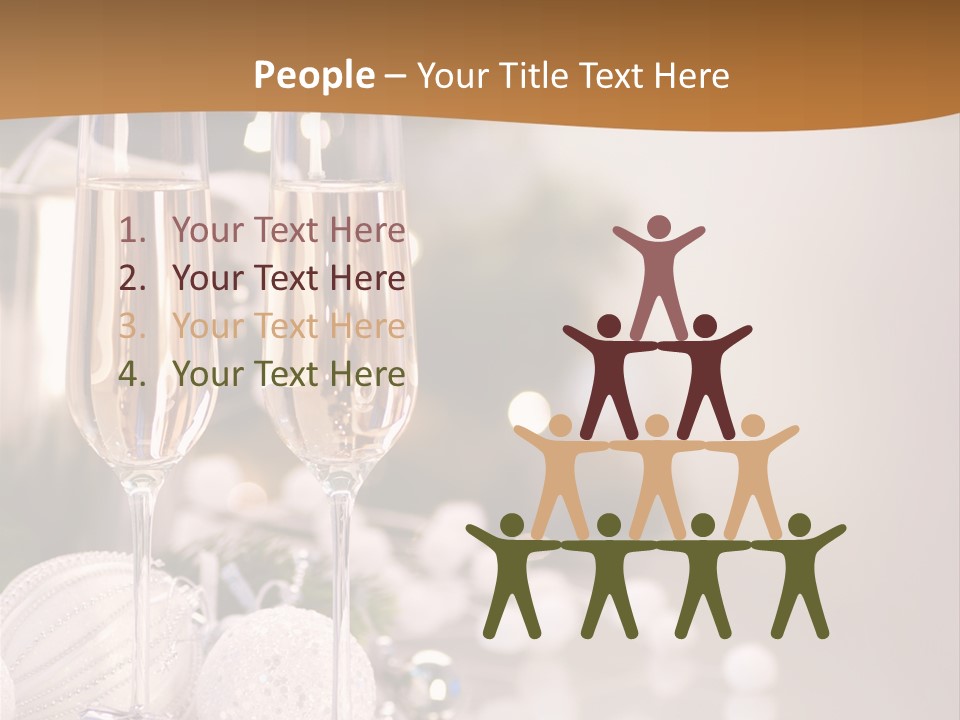 Tree Glass Symbol PowerPoint Template