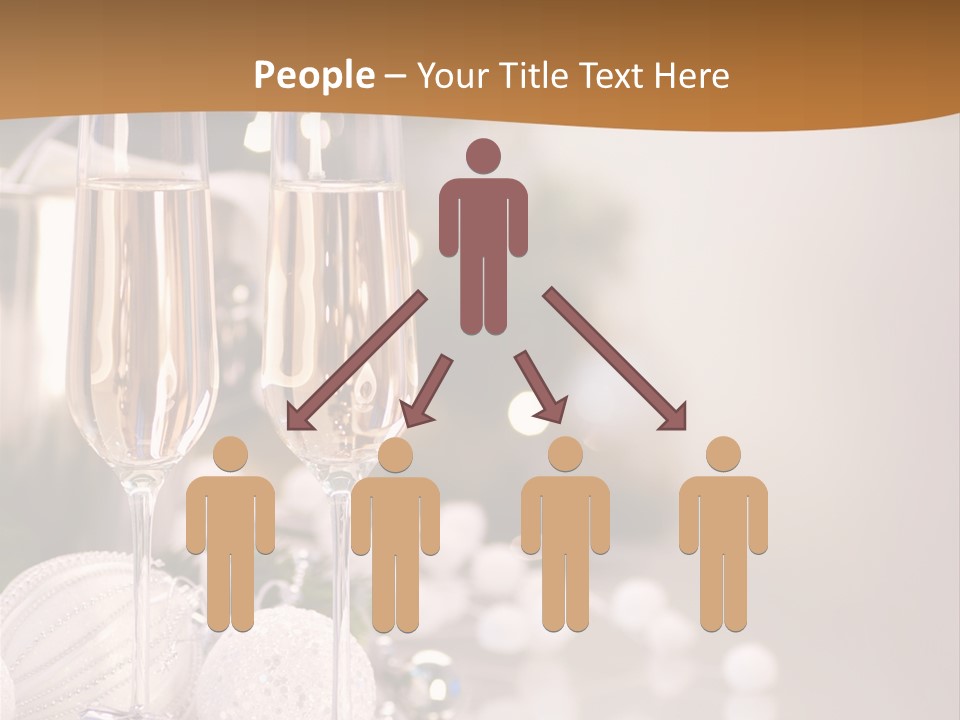 Tree Glass Symbol PowerPoint Template