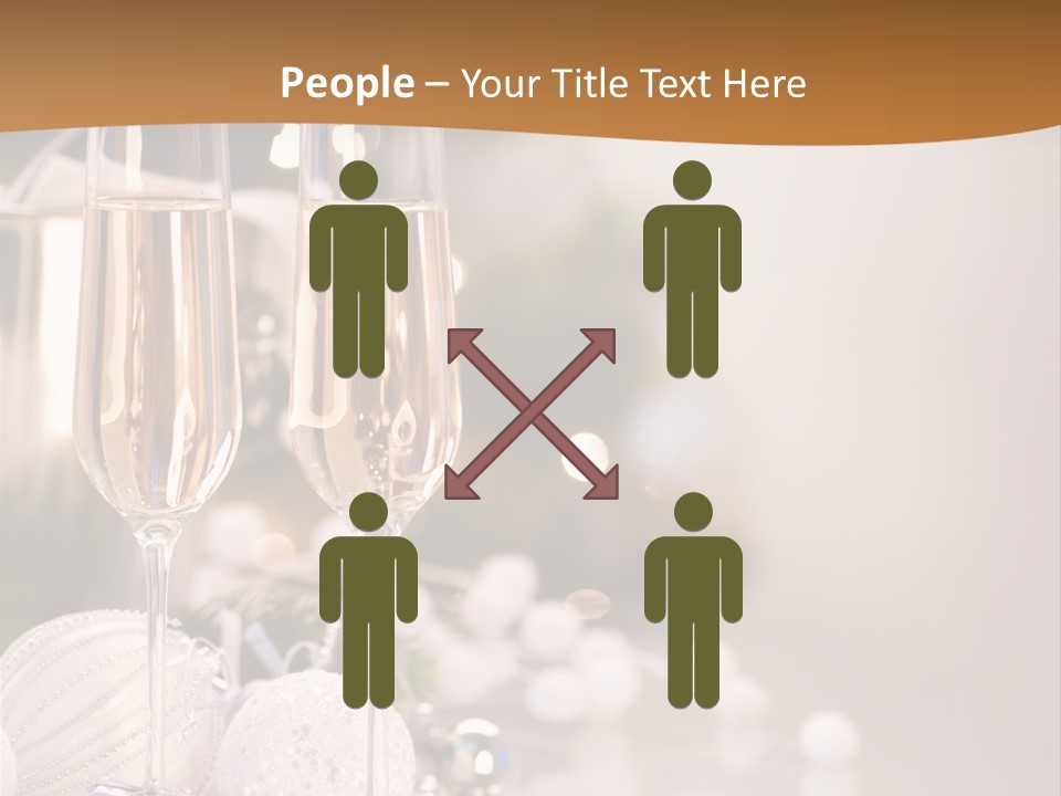 Tree Glass Symbol PowerPoint Template