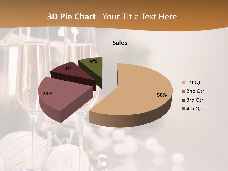 Tree Glass Symbol PowerPoint Template