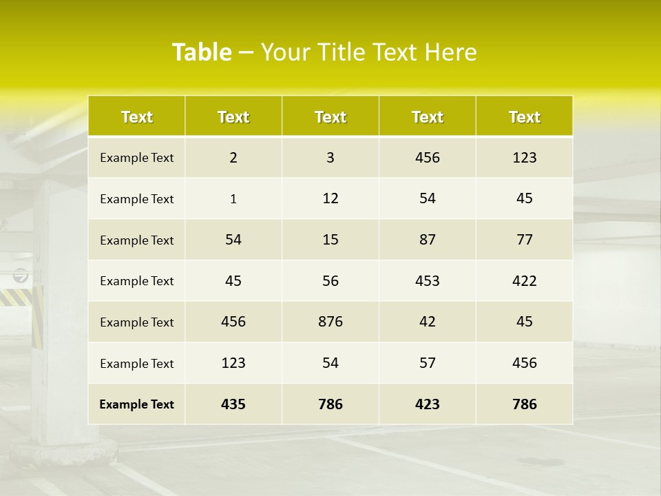 Nature Firtree Pointers PowerPoint Template