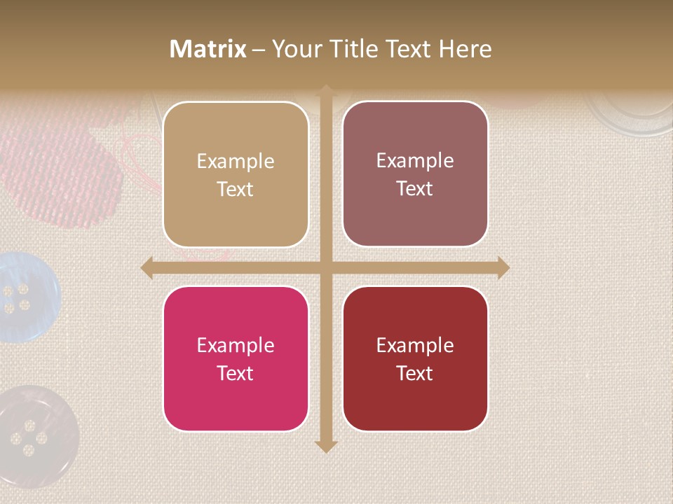 Bright Seamstress Sewing PowerPoint Template