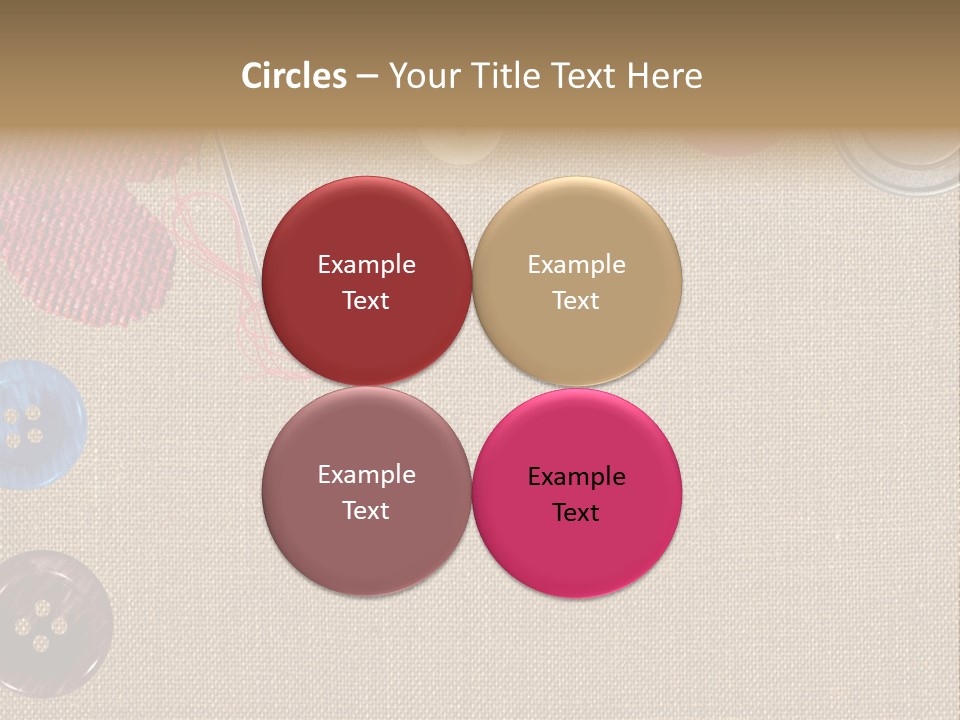 Bright Seamstress Sewing PowerPoint Template