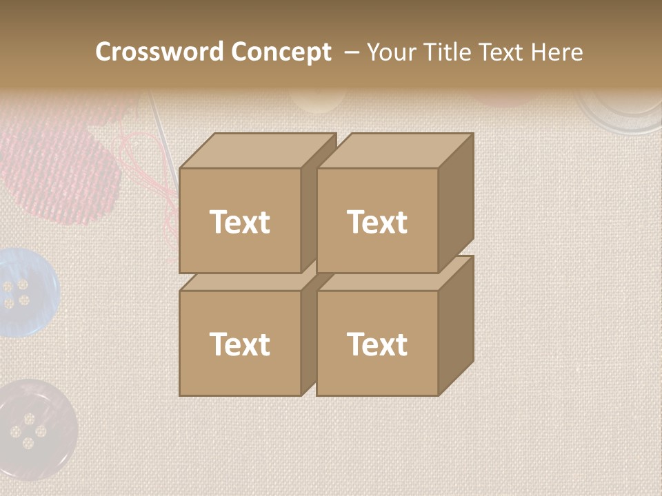 Bright Seamstress Sewing PowerPoint Template