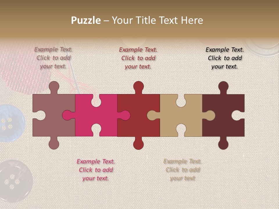 Bright Seamstress Sewing PowerPoint Template