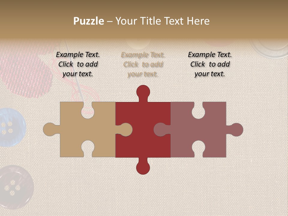 Bright Seamstress Sewing PowerPoint Template