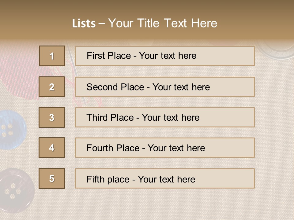 Bright Seamstress Sewing PowerPoint Template