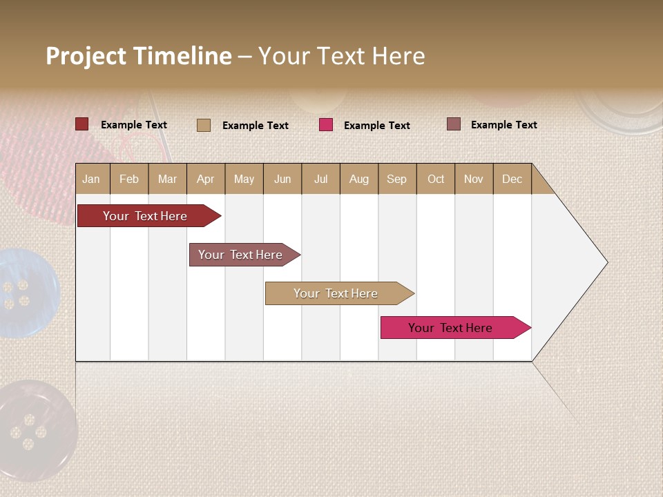 Bright Seamstress Sewing PowerPoint Template