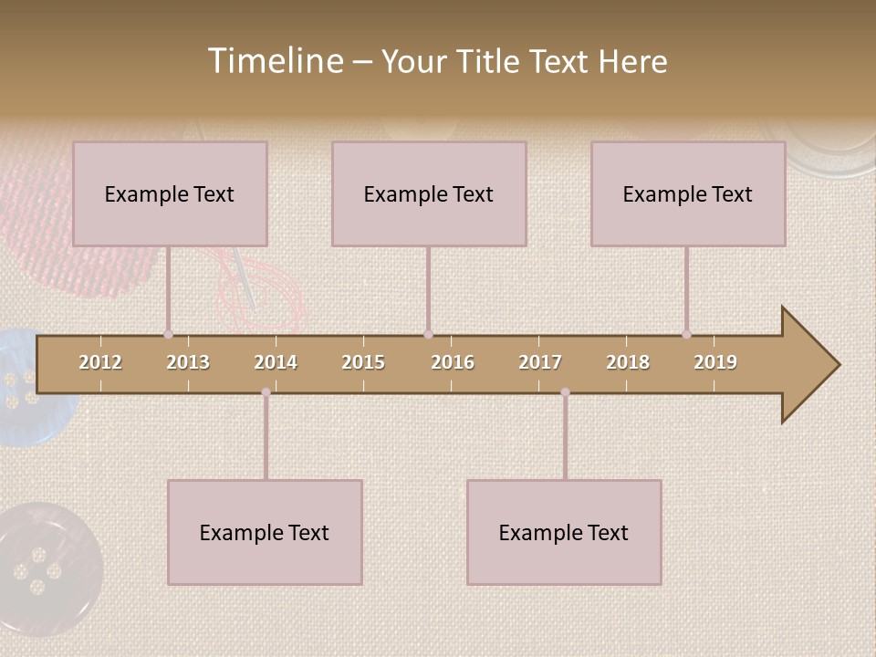 Bright Seamstress Sewing PowerPoint Template