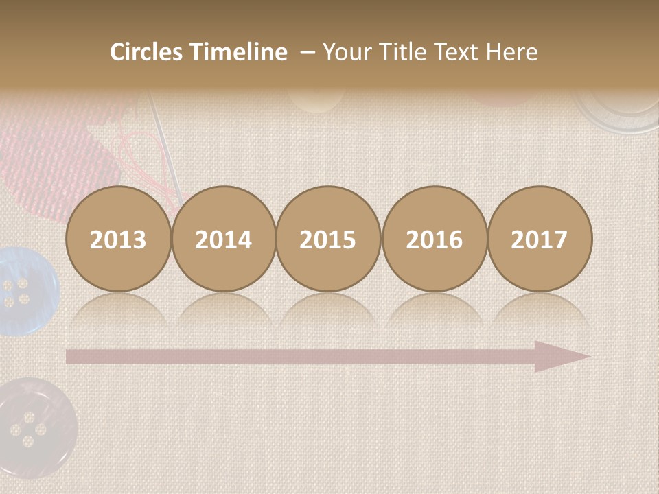 Bright Seamstress Sewing PowerPoint Template