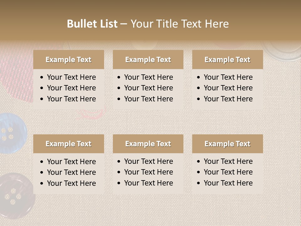 Bright Seamstress Sewing PowerPoint Template