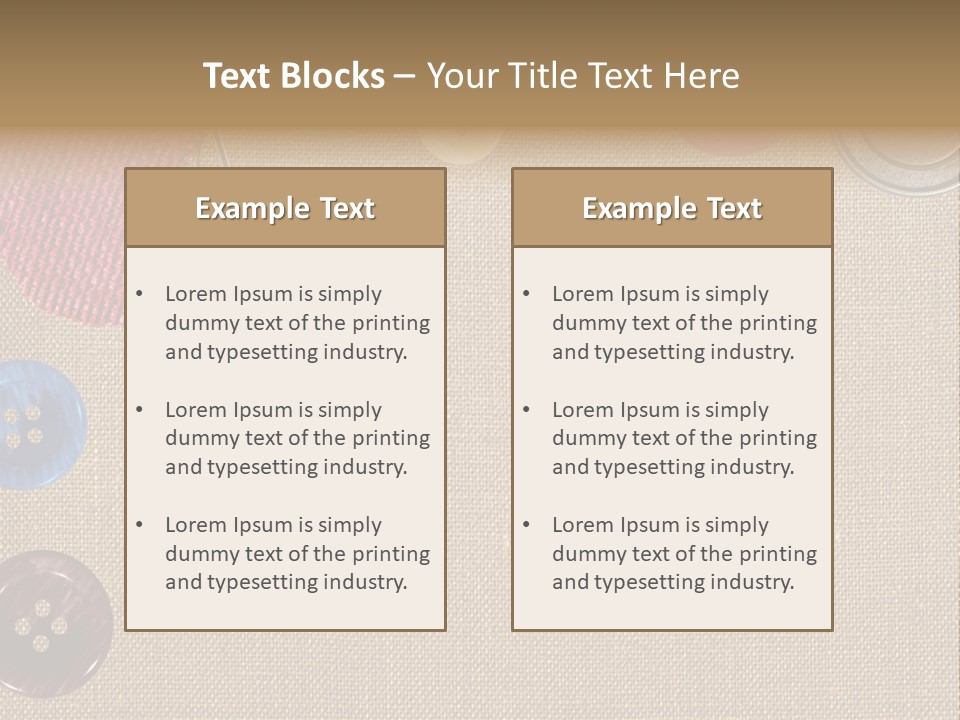 Bright Seamstress Sewing PowerPoint Template