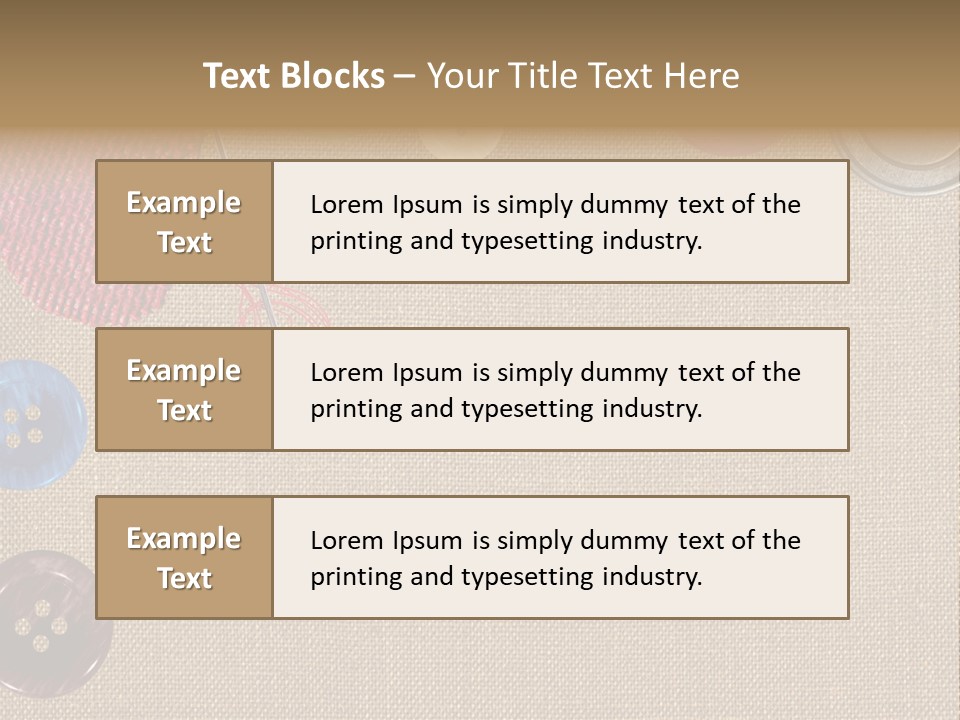Bright Seamstress Sewing PowerPoint Template