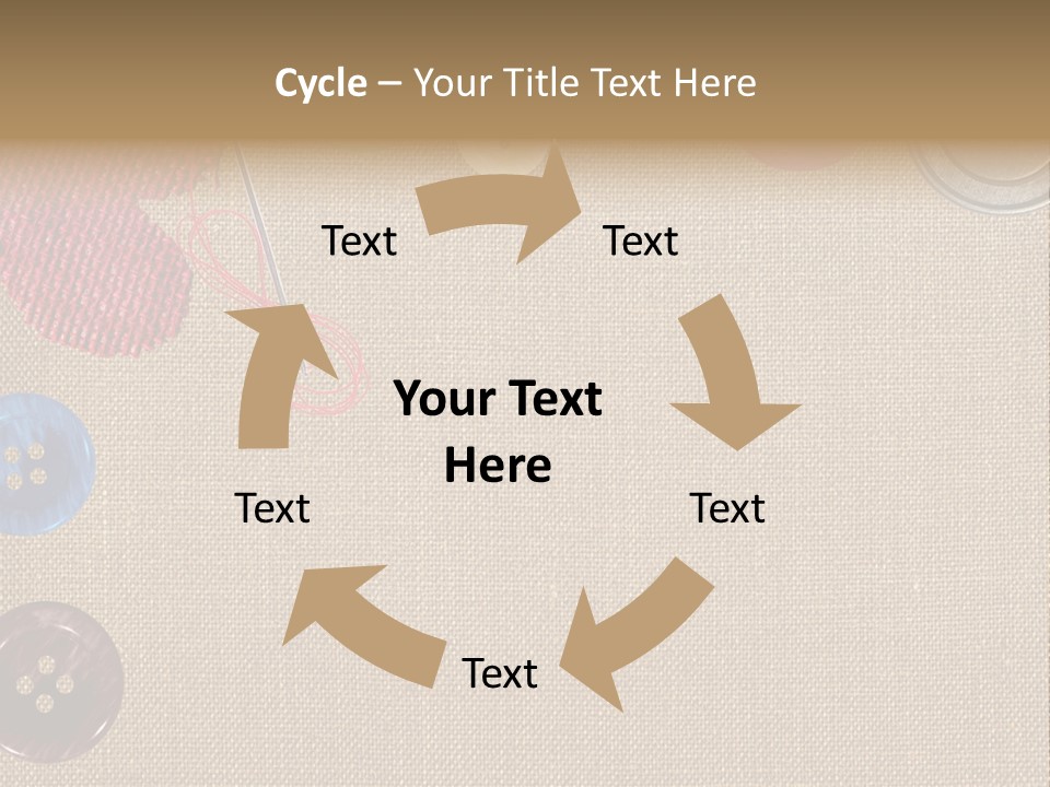 Bright Seamstress Sewing PowerPoint Template