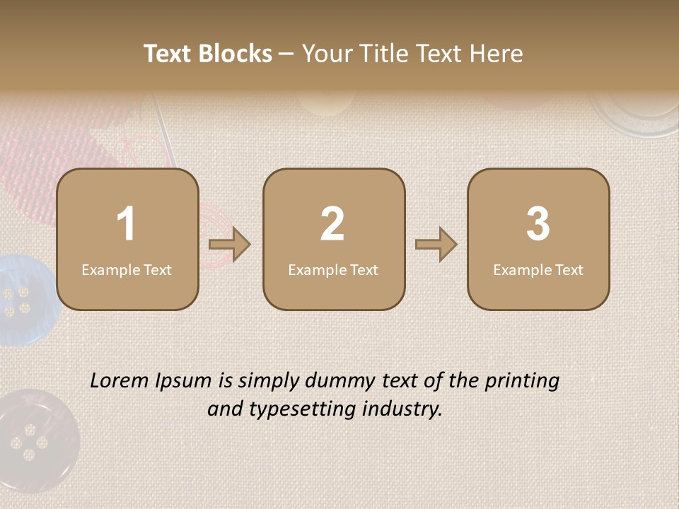 Bright Seamstress Sewing PowerPoint Template