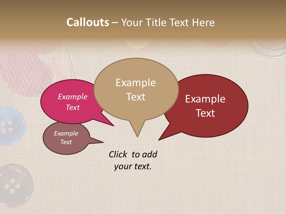 Bright Seamstress Sewing PowerPoint Template