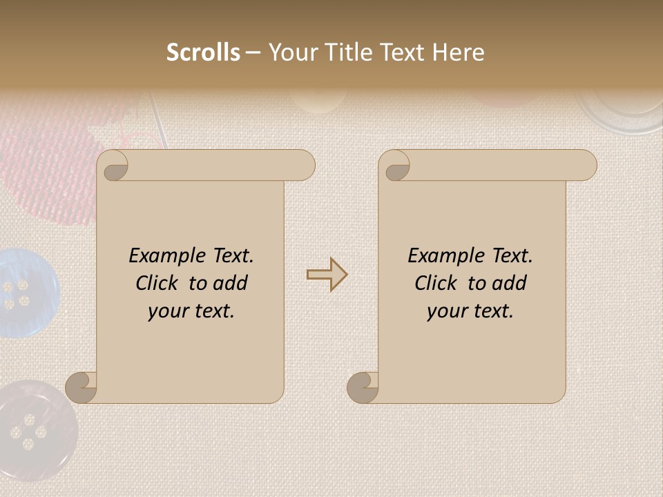 Bright Seamstress Sewing PowerPoint Template
