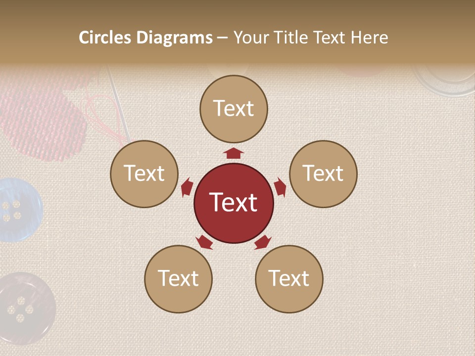 Bright Seamstress Sewing PowerPoint Template