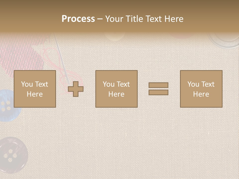 Bright Seamstress Sewing PowerPoint Template