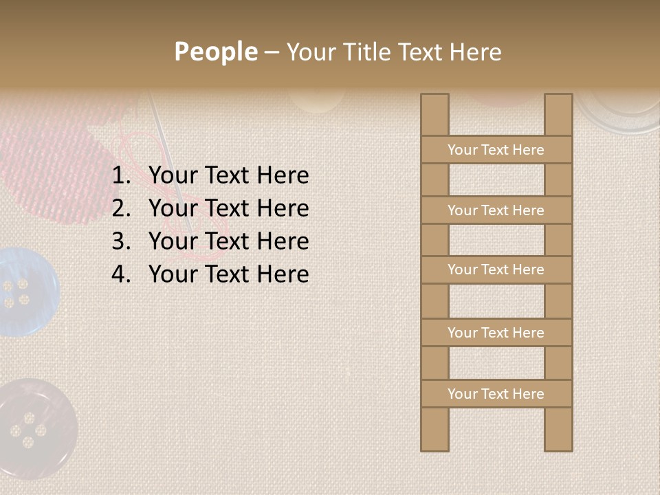 Bright Seamstress Sewing PowerPoint Template