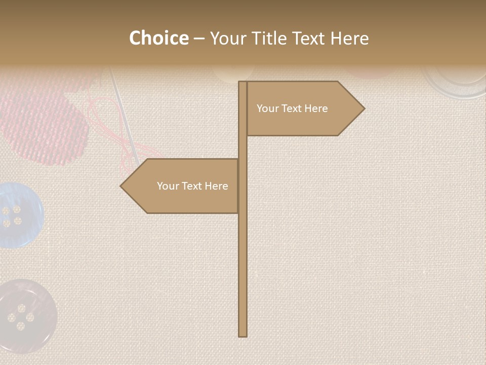 Bright Seamstress Sewing PowerPoint Template