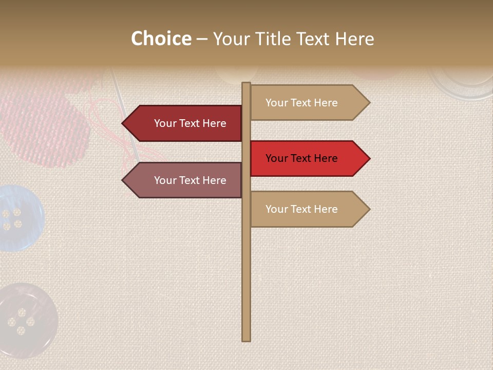 Bright Seamstress Sewing PowerPoint Template