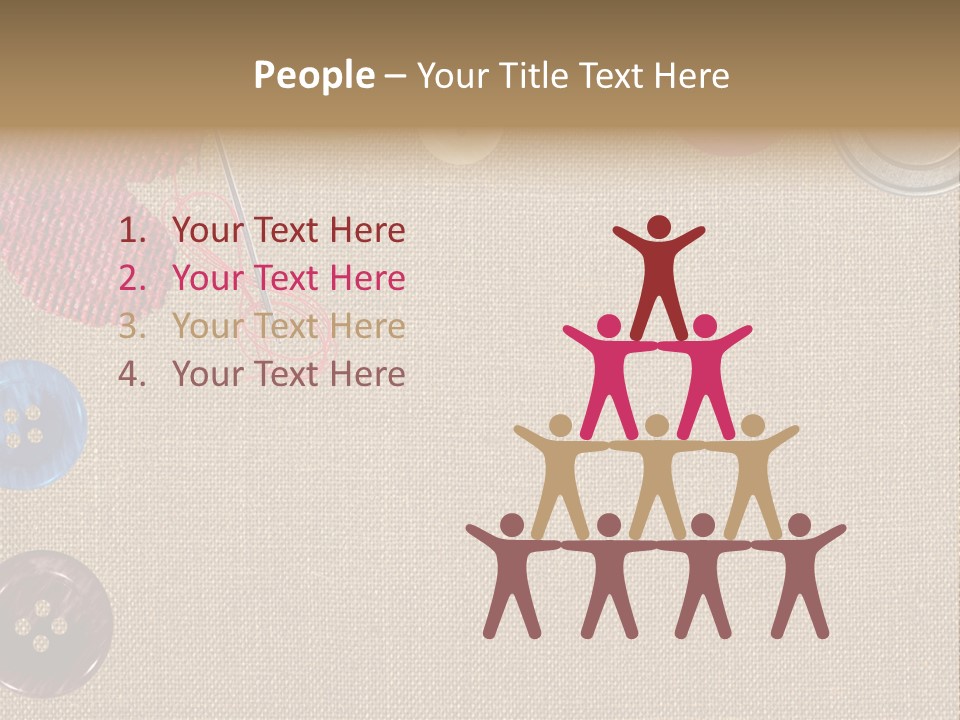 Bright Seamstress Sewing PowerPoint Template