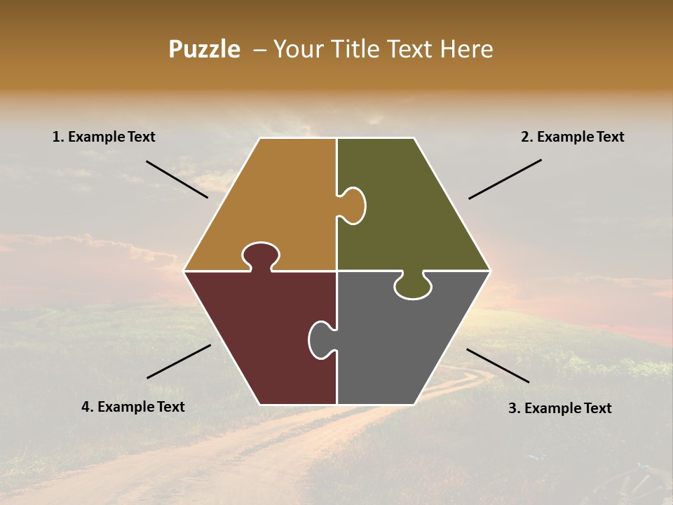 Agriculture Footpath Wheel PowerPoint Template