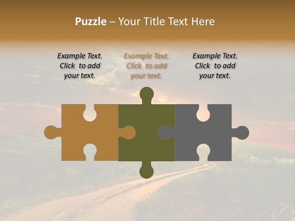 Agriculture Footpath Wheel PowerPoint Template