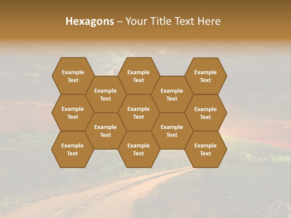 Agriculture Footpath Wheel PowerPoint Template