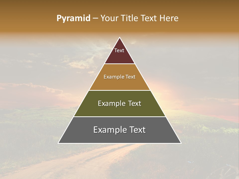 Agriculture Footpath Wheel PowerPoint Template