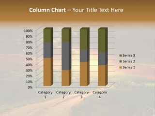 Agriculture Footpath Wheel PowerPoint Template