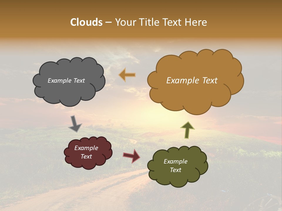 Agriculture Footpath Wheel PowerPoint Template