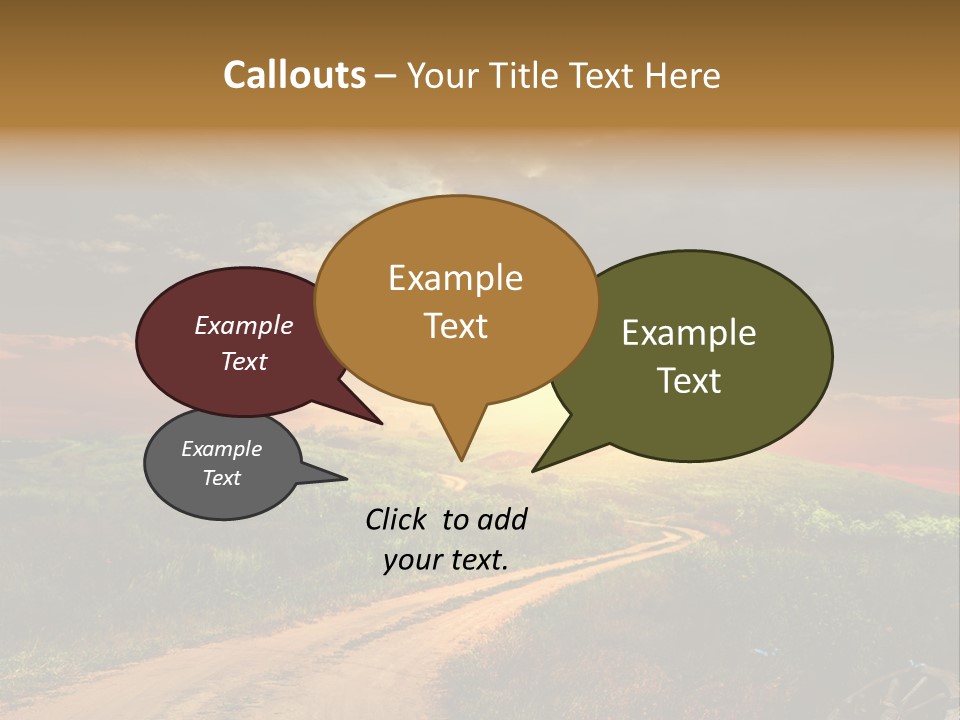 Agriculture Footpath Wheel PowerPoint Template