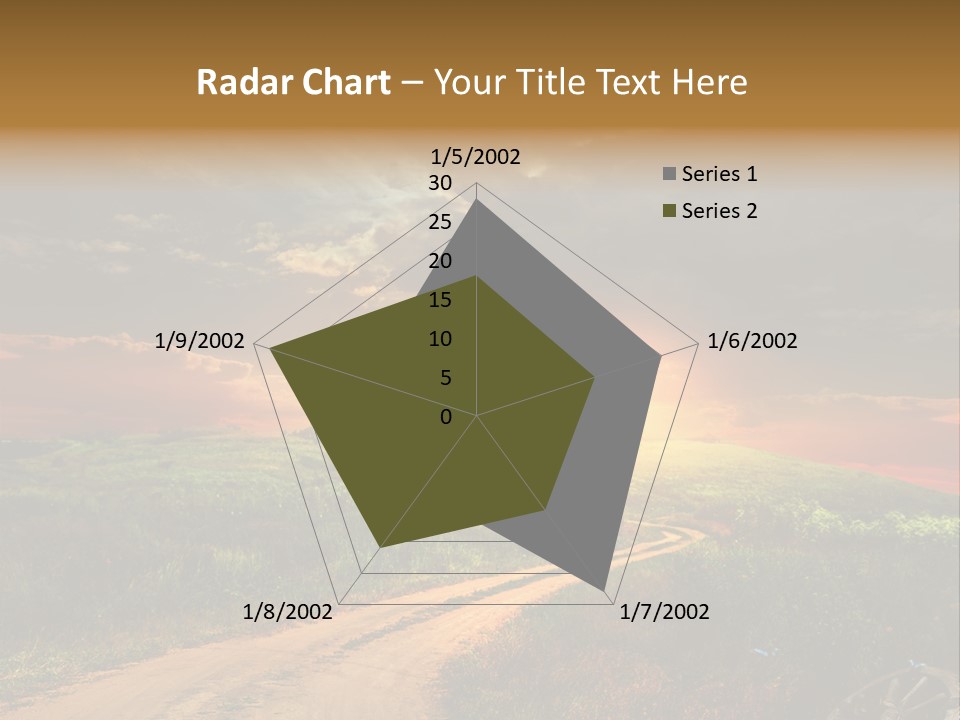 Agriculture Footpath Wheel PowerPoint Template