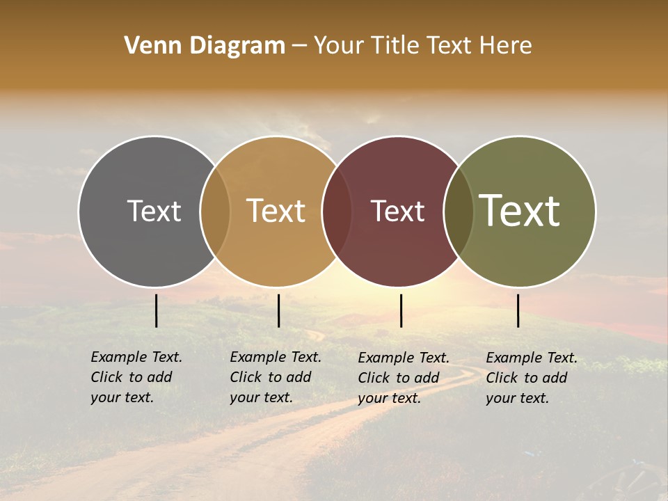 Agriculture Footpath Wheel PowerPoint Template