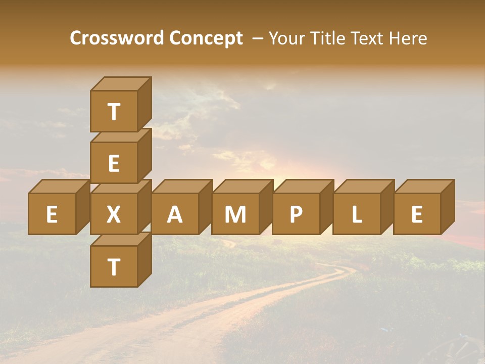 Agriculture Footpath Wheel PowerPoint Template