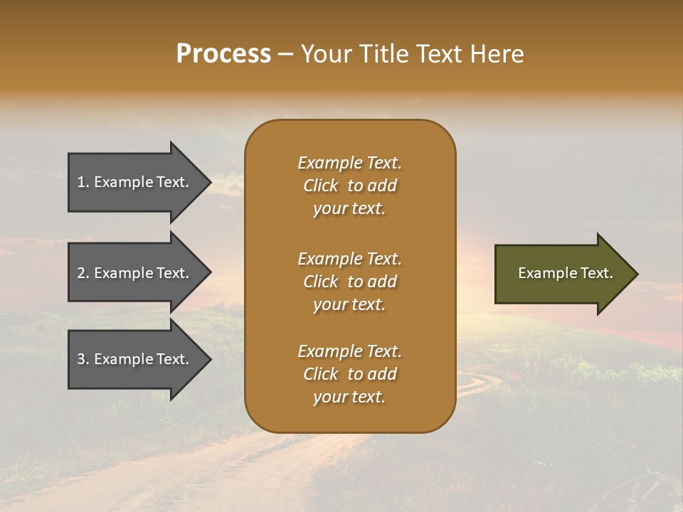 Agriculture Footpath Wheel PowerPoint Template