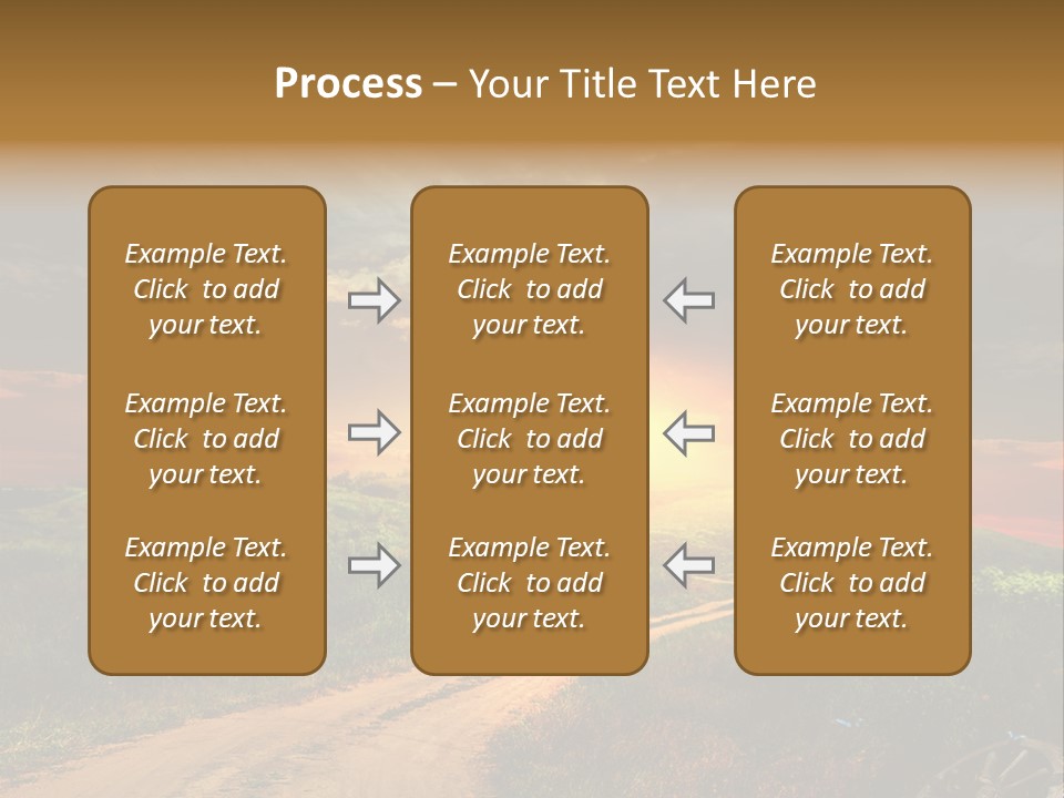 Agriculture Footpath Wheel PowerPoint Template