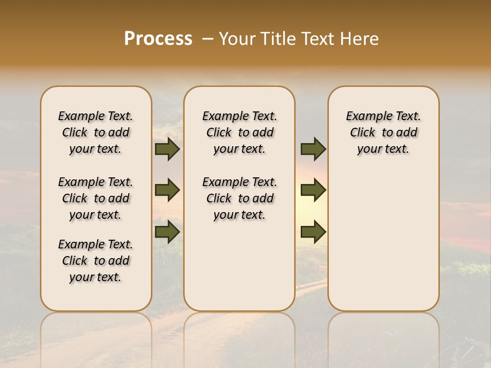 Agriculture Footpath Wheel PowerPoint Template