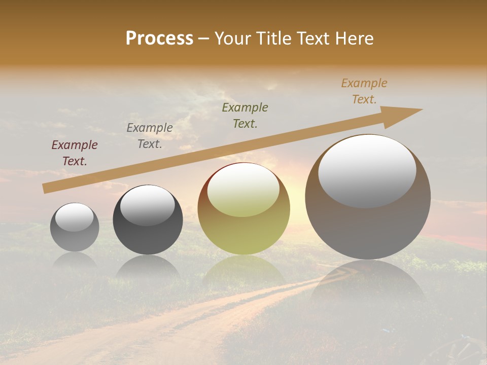 Agriculture Footpath Wheel PowerPoint Template