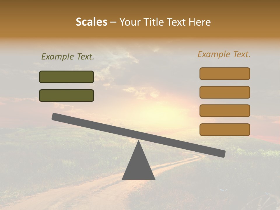 Agriculture Footpath Wheel PowerPoint Template