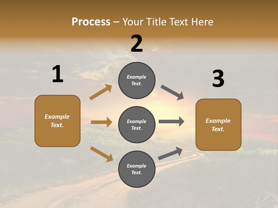 Agriculture Footpath Wheel PowerPoint Template