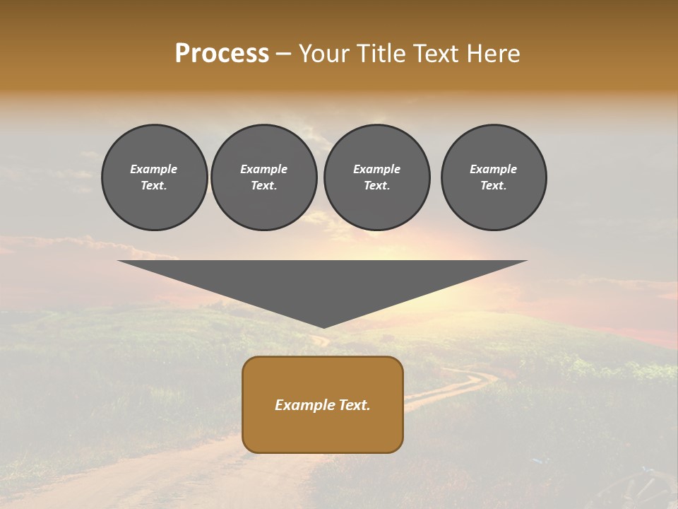 Agriculture Footpath Wheel PowerPoint Template