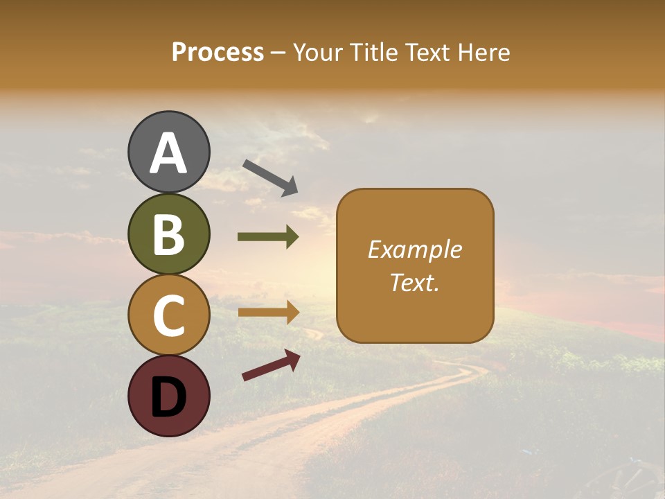 Agriculture Footpath Wheel PowerPoint Template