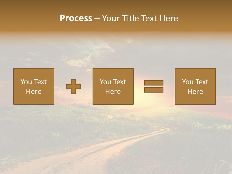 Agriculture Footpath Wheel PowerPoint Template