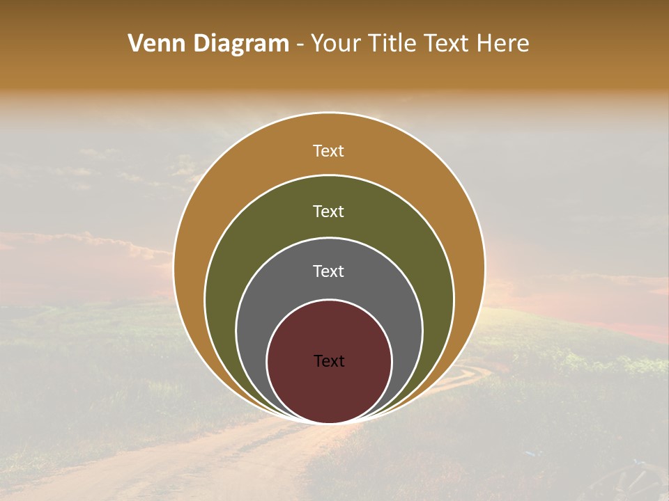 Agriculture Footpath Wheel PowerPoint Template