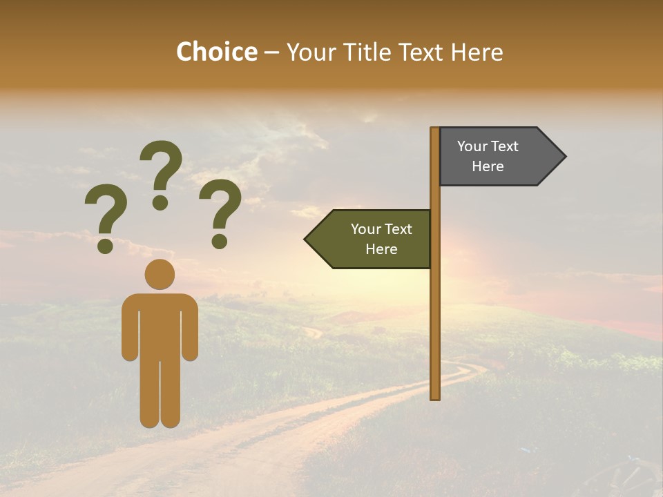 Agriculture Footpath Wheel PowerPoint Template