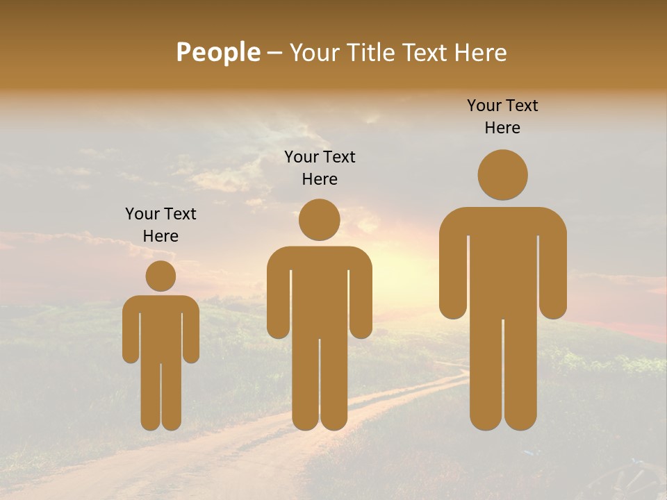 Agriculture Footpath Wheel PowerPoint Template