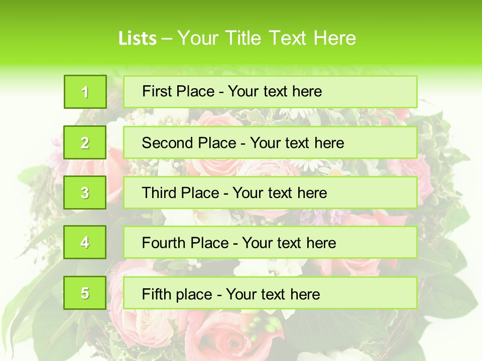 Decoration Beautiful Summer PowerPoint Template